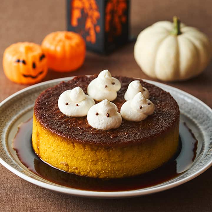 ケーキ型でつくるかぼちゃプリンのメイン画像